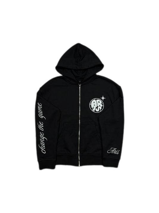ARIS2WRLD ZIP HOODIE